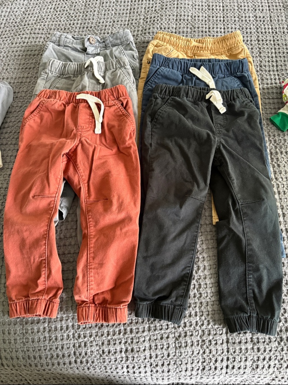 Cat & Jack Jogger Pants - Rust, Navy, Black, Gray, Mustard